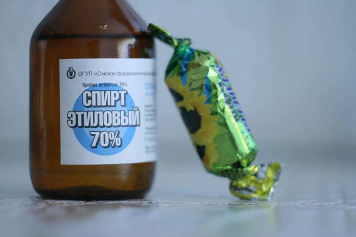 В Космос со спиртом